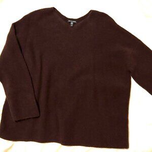 Eileen Fisher - Brown Cashmere Sweater - XL